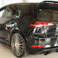 Rieger 00059589 VW Mk7 Golf GTI Rear Diffuser for Original Tailpipe Left & RIght -  Matte Black