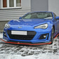 Maxton Design Subaru Brz Facelift (2017-2020) Front Splitter (black & Red) V.5