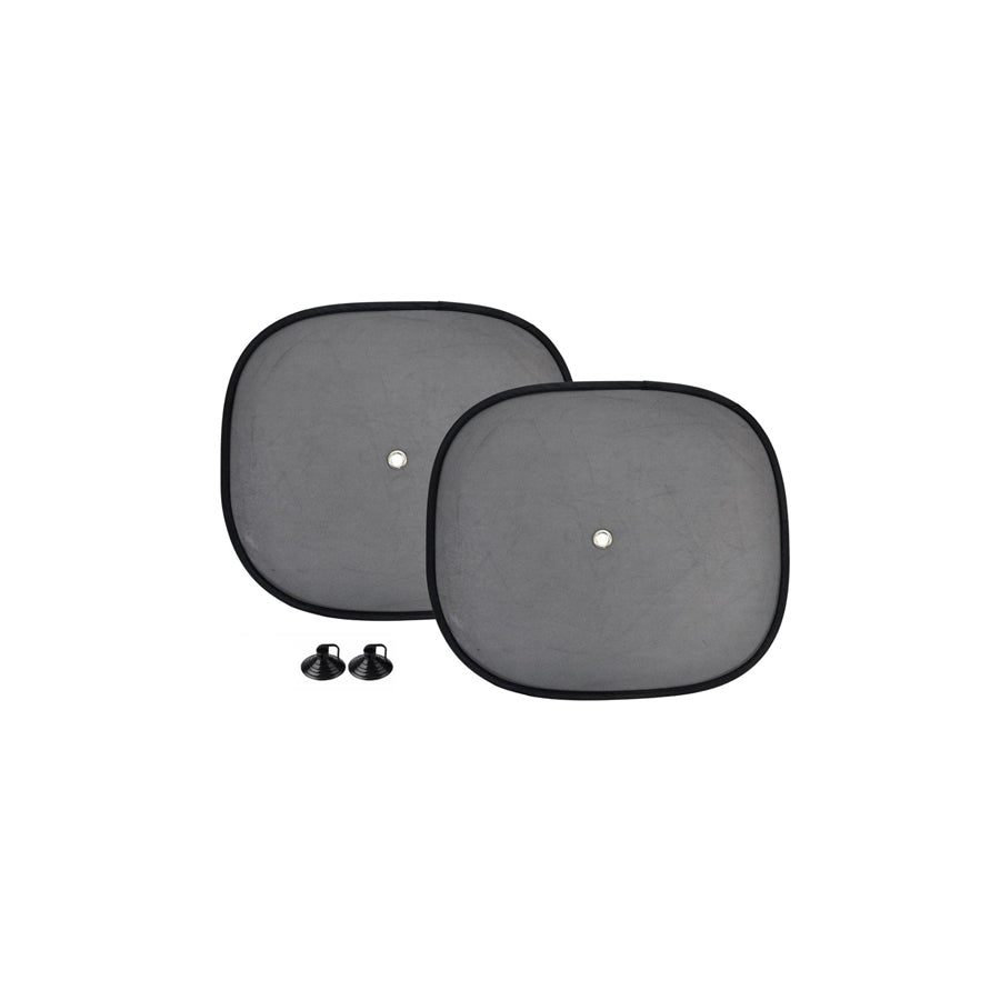 AMiO 01537 Car sun shade Black, Nylon, Quantity: 2