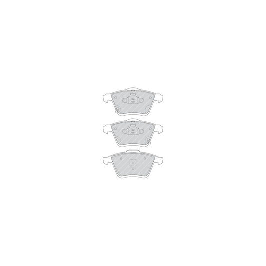 Ferodo Premier Fdb4171 Brake Pad Set For Mazda 6 With Acoustic Wear Warning