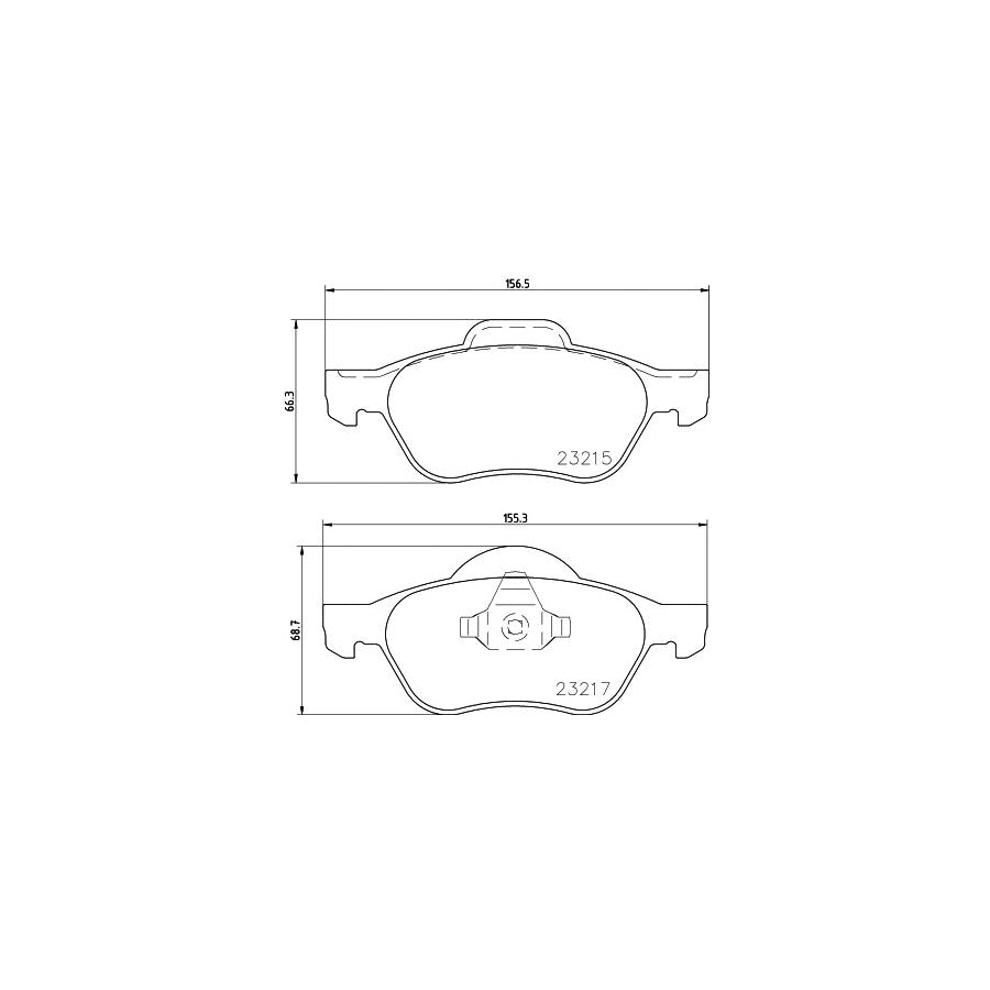 Hella 8DB 355 009 091 Brake Pad Set Not Prepared For Wear Indicator With Accessories