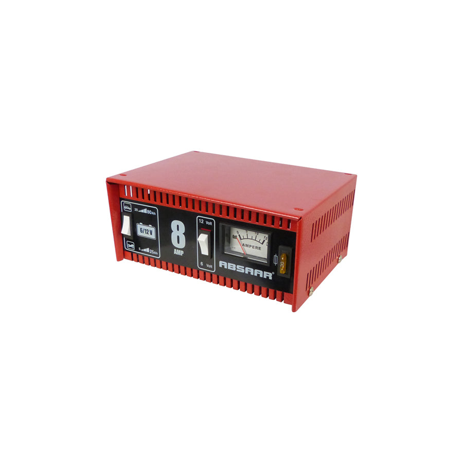 Absaar 0635608 Battery Charger 8A, 6/12V, 5-80Ah