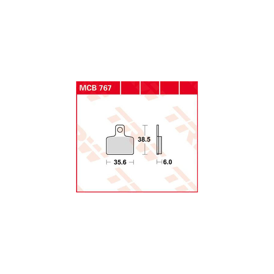 TRW Organic Allround Mcb767 Brake Pad Set
