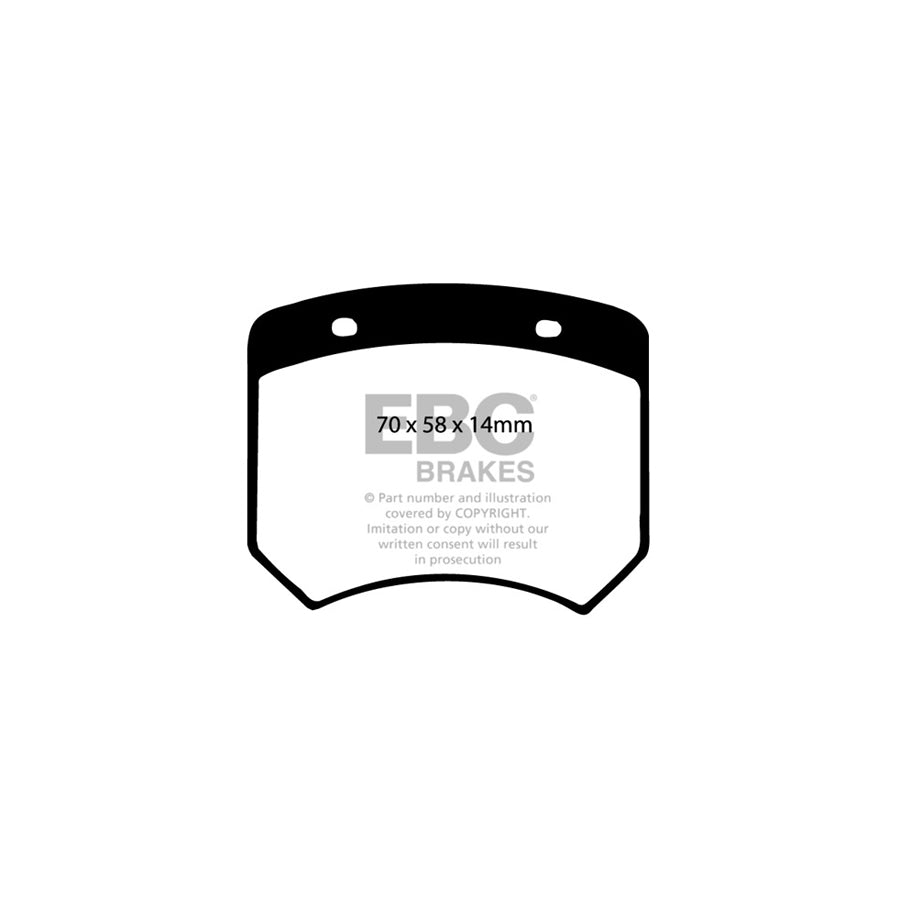 EBC PLK1800 Lotus Opel Vauxhall Yellowstuff Pads and Brake Line Performance Pack - AP Caliper 3 | Duco Car Parts UK Car Parts