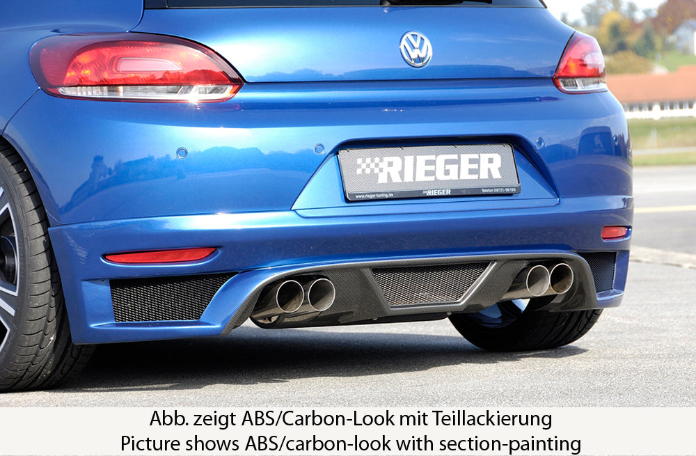 Rieger 00099771 VW 13 Mk3 Scirocco Rear Diffuser