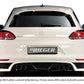 Rieger 00099771 VW 13 Mk3 Scirocco Rear Diffuser for Twin Tailpipe Left & Right - Carbon-Look