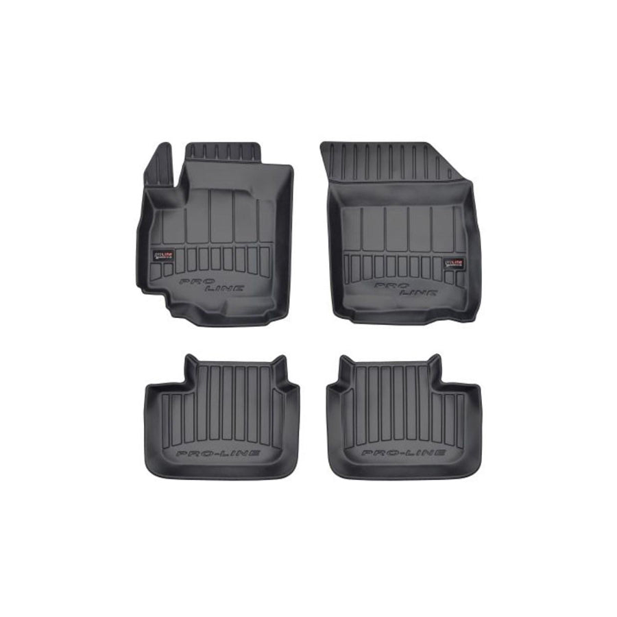 FROGUM Tailored 3D407961 Floor mat set for SUZUKI SX4 I Hatchback (EY, GY) Elastomer, Front and Rear, Quantity: 4, Black, (LHD)