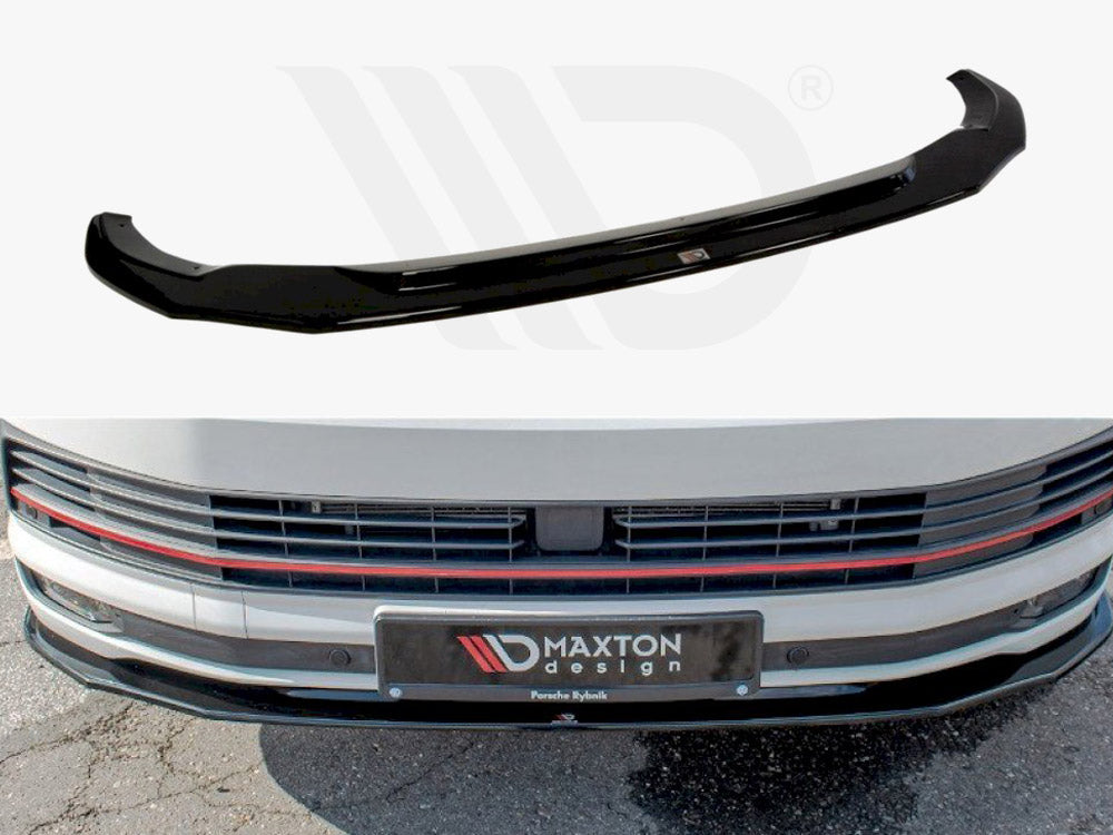 Maxton Design VW-T6-FD2T Front Splitter V.2 VW T6 | Duco Car Parts UK Car Parts