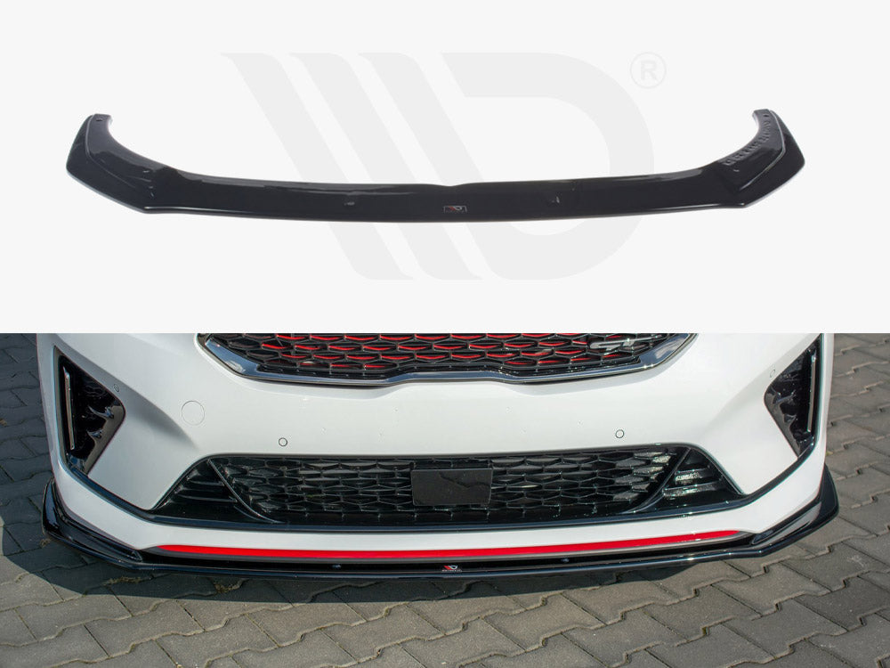 Maxton Design KI-CE-3-PRO-GT-FD3T Front Splitter V.3 Kia Proceed Gt MK 3 | Duco Car Parts UK Car Parts