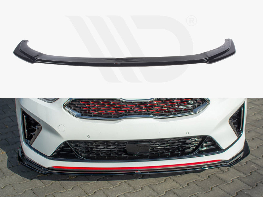 Maxton Design KI-CE-3-PRO-GT-FD2T Front Splitter V.2 Kia Proceed Gt MK 3 | Duco Car Parts UK Car Parts