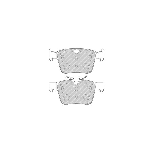 Ferodo Fdb4927 Brake Pad Set Prepared For Wear Indicator Without Accessories