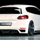 Rieger 00099771 VW 13 Mk3 Scirocco Rear Diffuser for Twin Tailpipe Left & Right - Carbon-Look