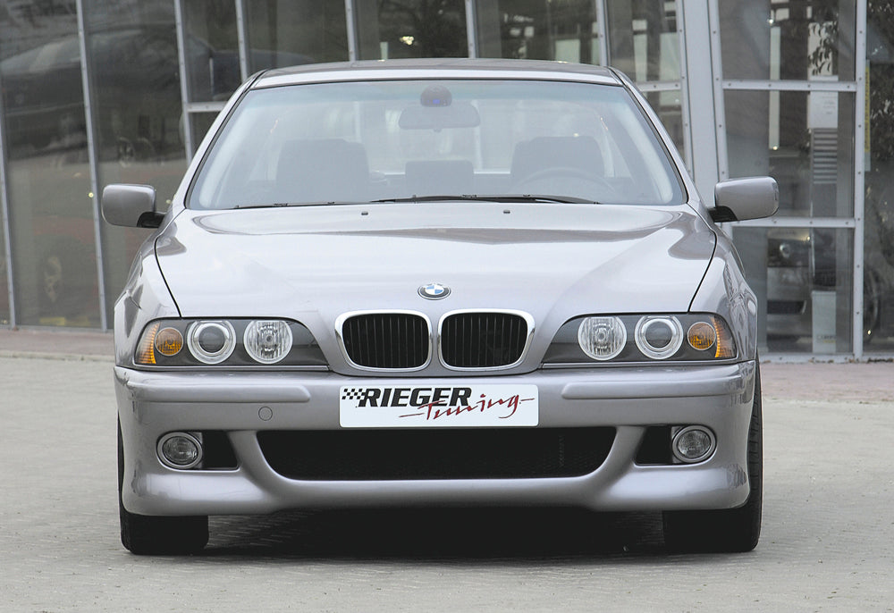 Rieger 00053102 BMW 5 Series E39 Front Bumper -  Matte Black