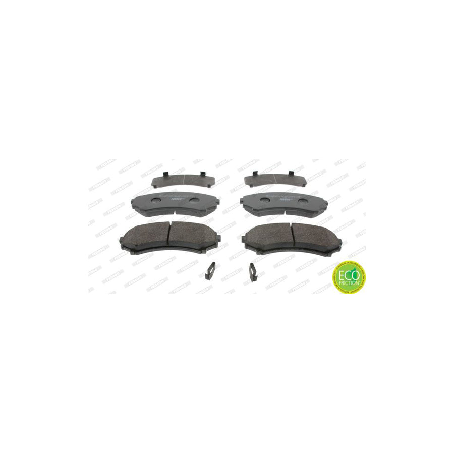 Ferodo Premier Eco Friction Fdb1603 Brake Pad Set With Acoustic Wear Warning Without Accessories