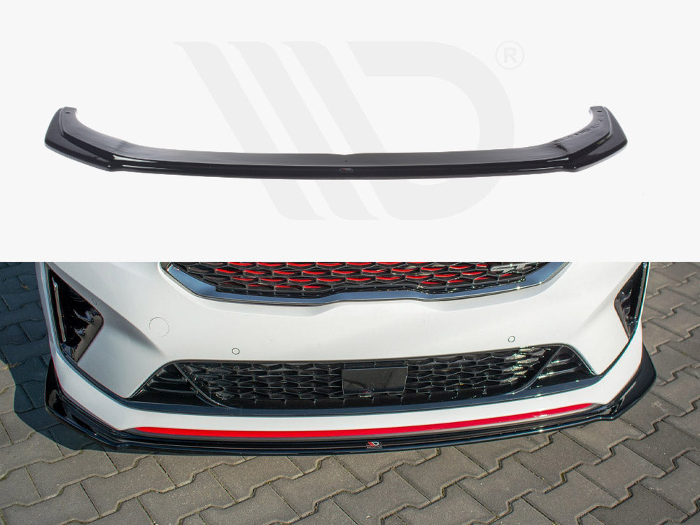 Maxton Design KI-CE-3-PRO-GT-FD1T Front Splitter V.1 Kia Proceed Gt MK 3 | Duco Car Parts UK Car Parts