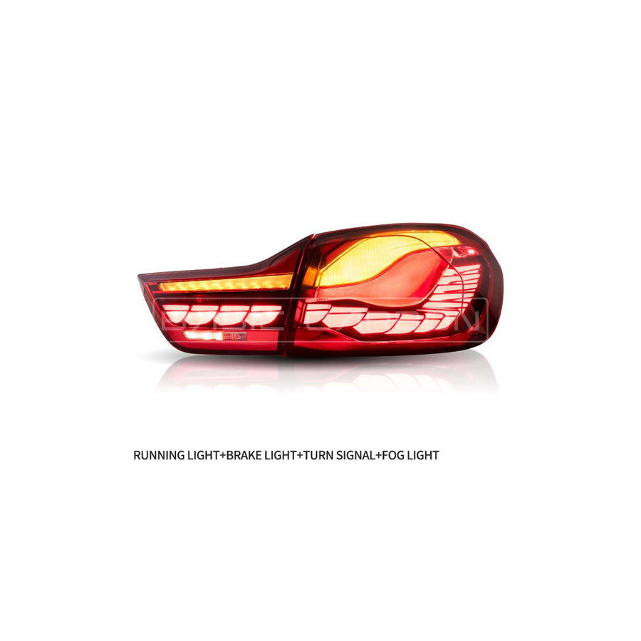 Basic Carbon BMW F32 F33 F36 F82 GTS Style LED Tail Lights (Inc. 430i, 435i, 440i & M4)