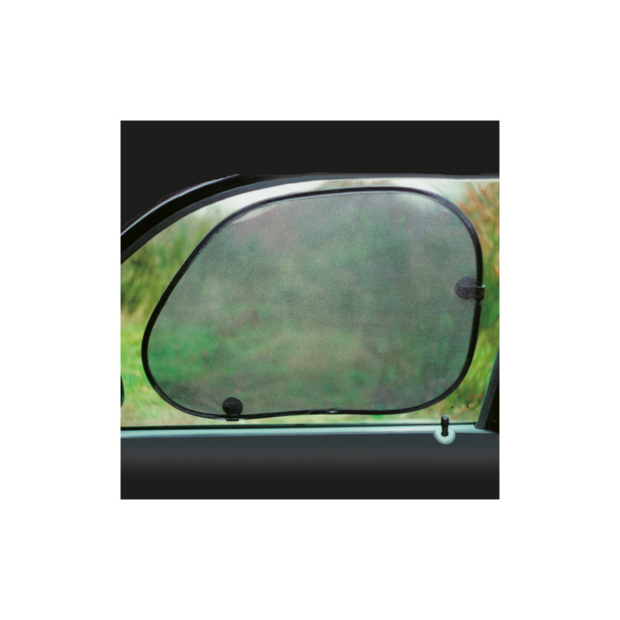 CARPOINT 0510101 Car sun shade Clear/black, Quantity: 2