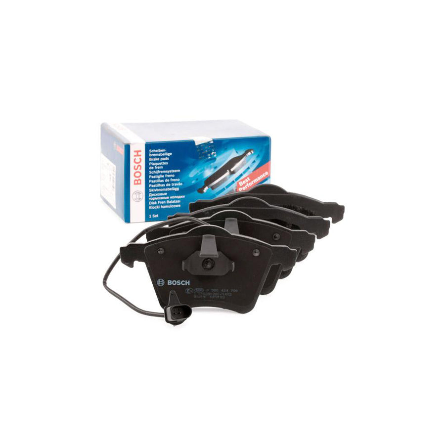 Bosch 0986424780 Brake Pad Set With Integrated Wear Sensor With Anti Squeak Plate With Piston Clip BP921