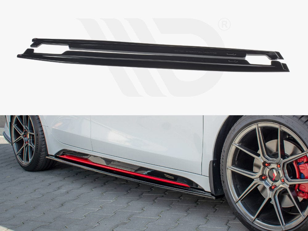 Maxton Design KI-CE-3-PRO-GT-SD1T Side Skirts Diffusers Kia Proceed Gt MK3 (2018-2020) | Duco Car Parts UK Car Parts