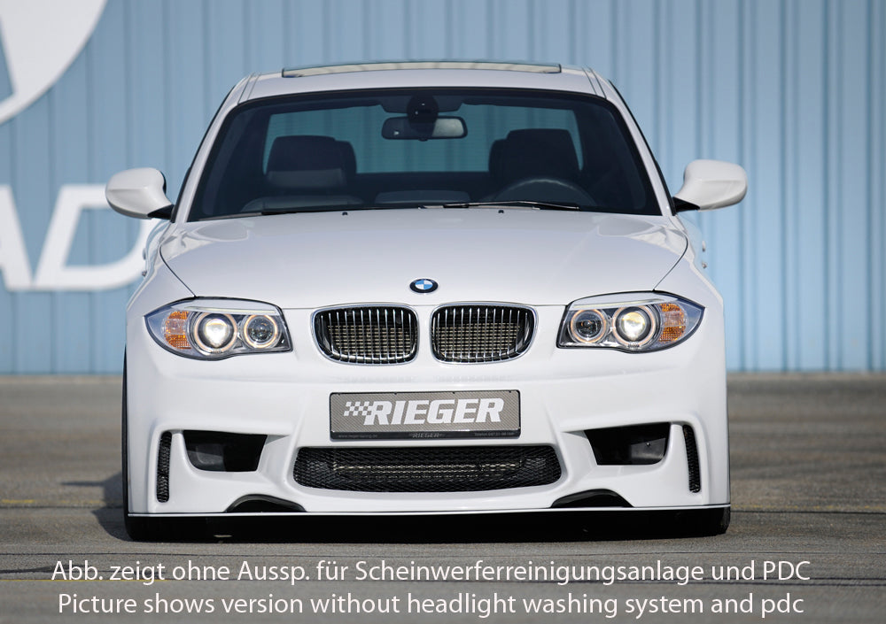 Rieger 00035031 BMW 1 Series E81 E82 E87 E88 Front Bumper