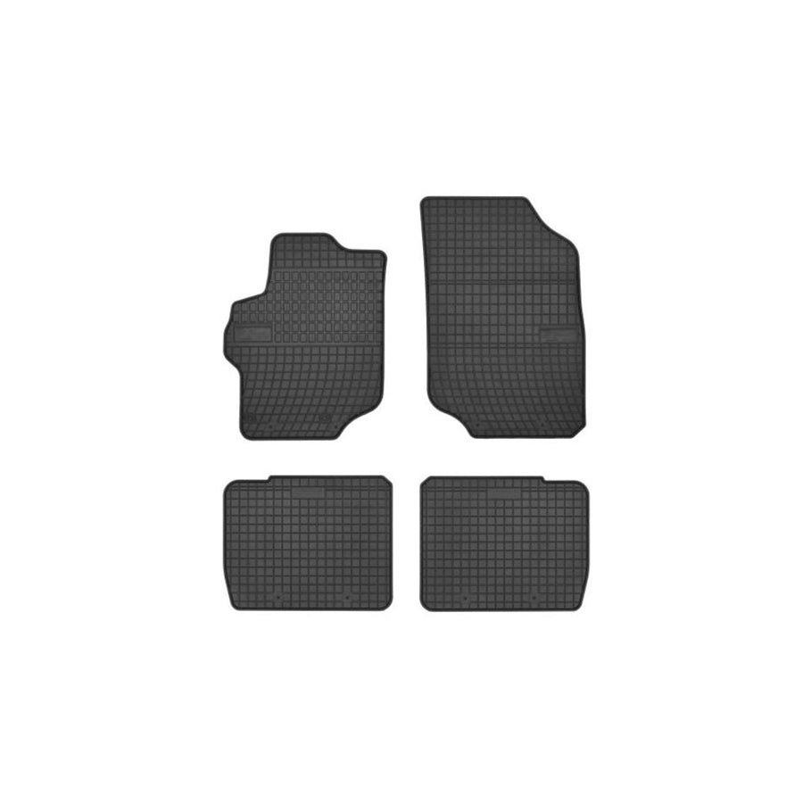 FROGUM Tailored 0643 Floor mat set Elastomer, Front and Rear, Quantity: 4, Black, (LHD)