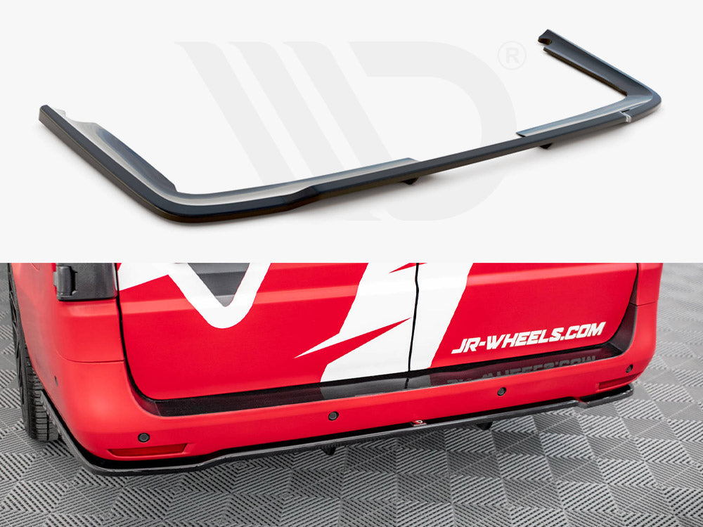 Maxton Design ME-VI-W447F-RD1T+RD2T Central Rear Splitter (vertical Bars) Mercedes Vito W447 Facelift (2020-) | Duco Car Parts UK Car Parts