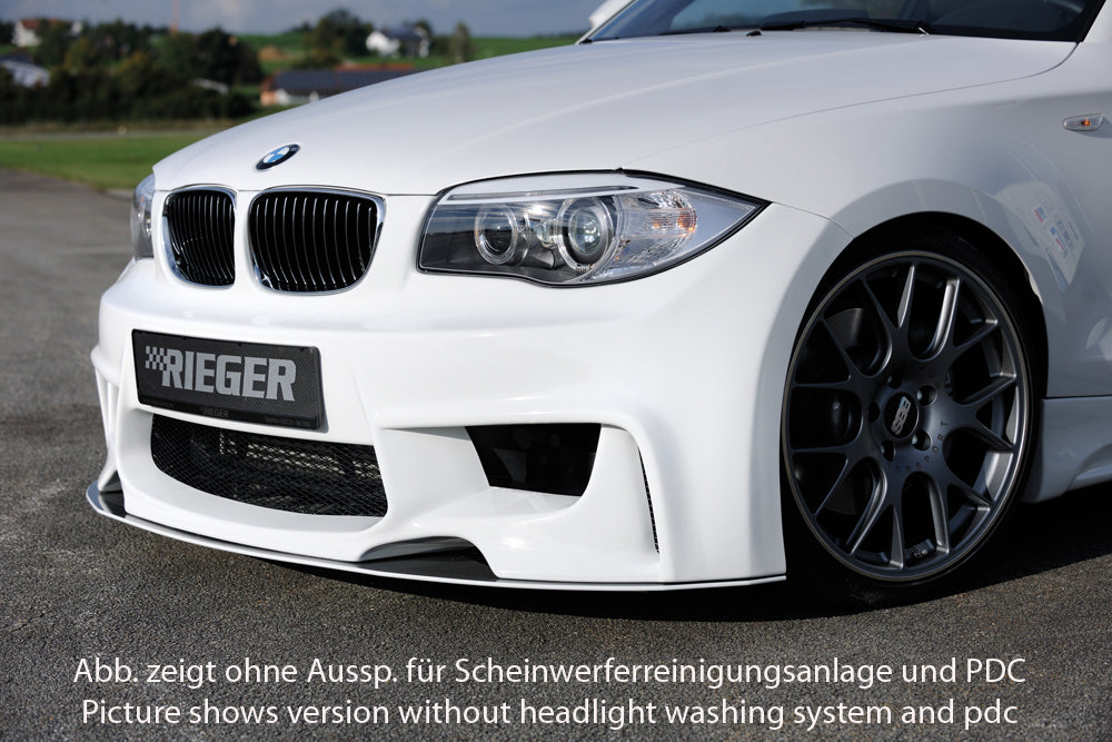 Rieger 00035031 BMW 1 Series E81 E82 E87 E88 Front Bumper