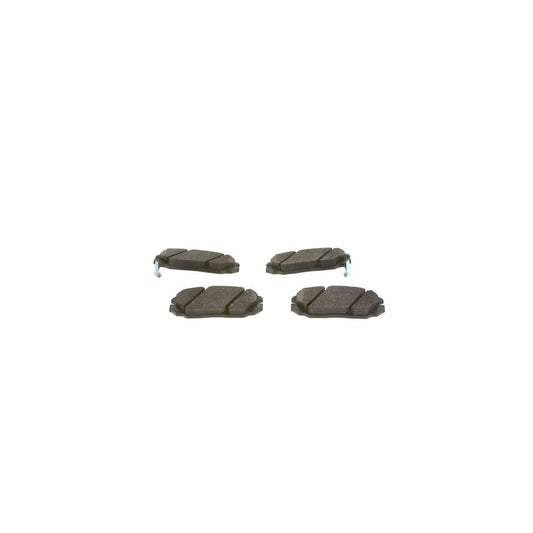 Bosch 0986494374 Brake Pad Set With Acoustic Wear Warning With Anti Squeak Plate BP1282