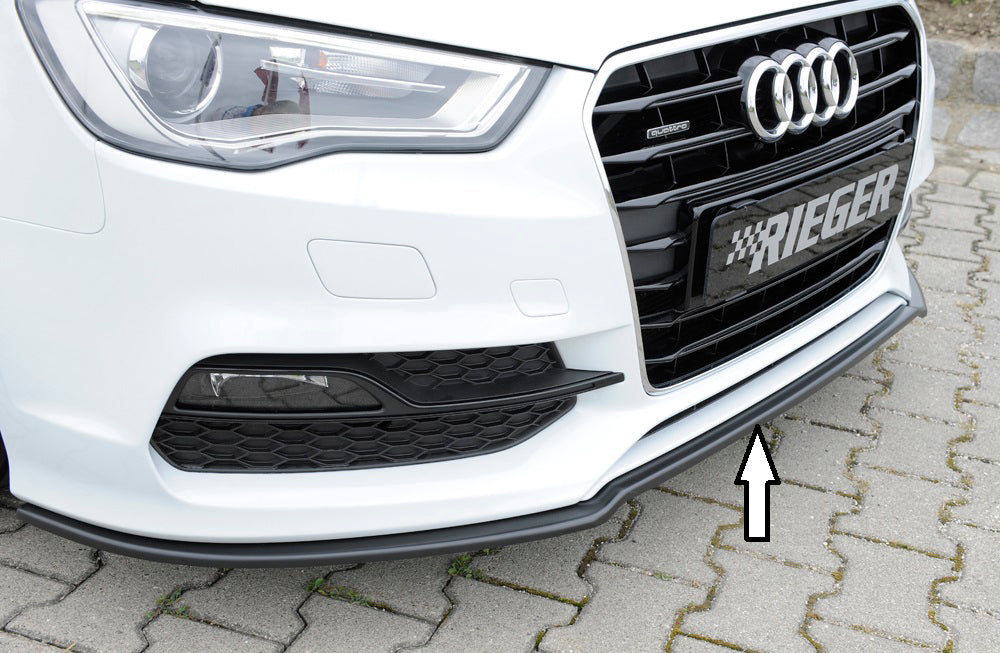 Rieger 00056799 Audi 8V Front Splitter (A3 & S3)