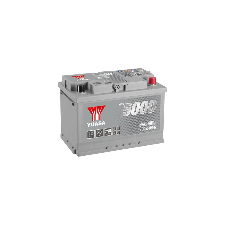 Yuasa YBX5096 12v 80Ah Silver High Performance SMF Battery