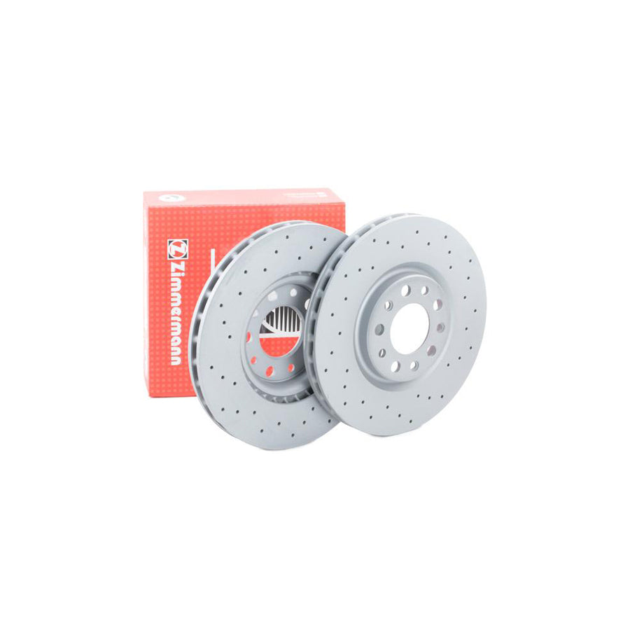 ZIMmERMANN SPORT COAT Z 110 2212 52 Brake Disc Internally Vented Perforated Coated