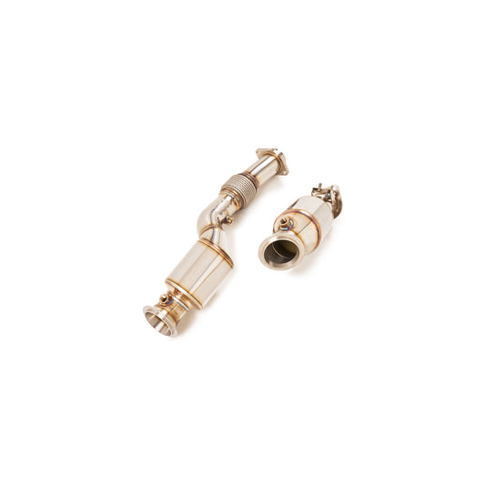 Stone Exhaust BMW S58 G80 G82 G83 Eddy Catalytic Downpipe (M3 & M4)