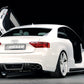 Rieger 00099061 Audi B8 B81 Rear Diffuser for Twin Tailpipe Left & Right (A5 & S5) - Carbon-Look
