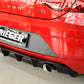 Rieger 00088133 SEAT 5F Leon FR Rear Diffuser for Sport Tailpipe Left & Right - Glossy Black