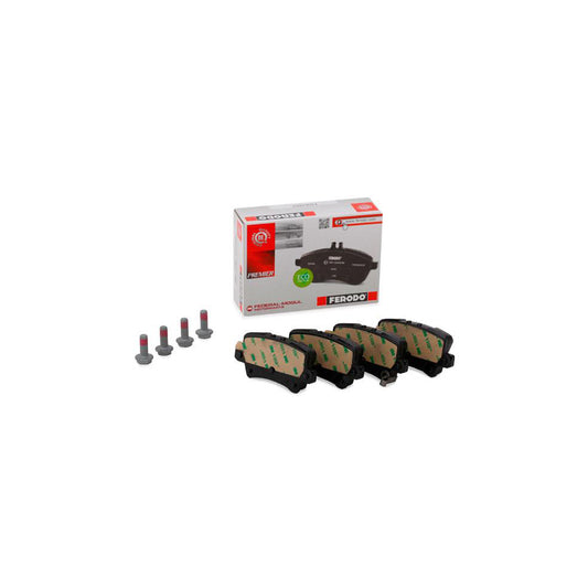 Ferodo Premier Eco Friction Fdb1862 Brake Pad Set For Honda Civic With Acoustic Wear Warning With Bracket With Brake Caliper Screws With Accessories
