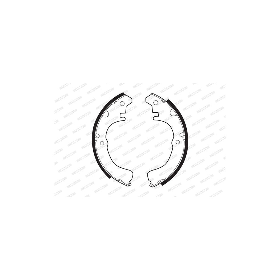 FERODO PREMIER FSB206 Brake Shoe Set for TOYOTA Tercel II Hatchback L20