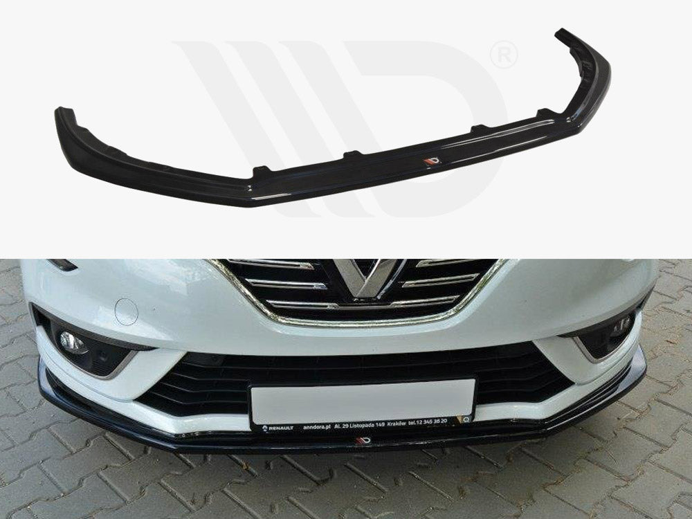 Maxton Design RE-ME-4-FD1T Front Splitter Renault Megane MK4 Hatchback | Duco Car Parts UK Car Parts