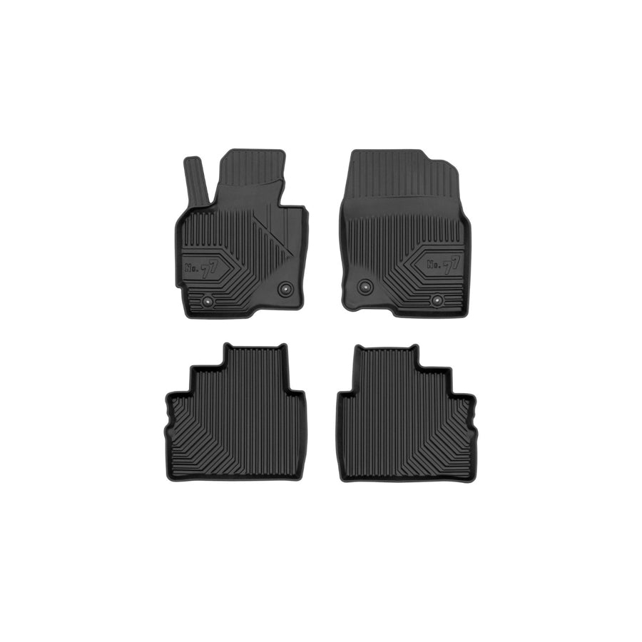 FROGUM Tailored, No.77 77425255 Floor mat set for MAZDA CX-5 I (KE, GH) Elastomer, Front and Rear, Quantity: 4, Black, (LHD)