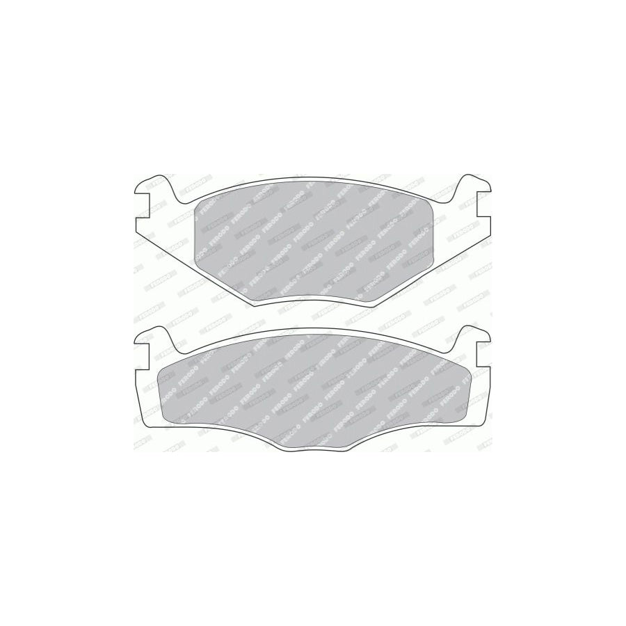 Ferodo Fsl701 Brake Pad Set For Ford Transit Fuse Technology Not Prepared For Wear Indicator