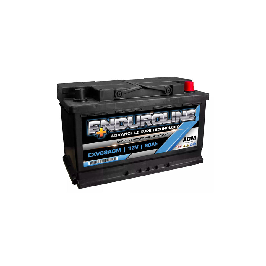 Enduroline EXV88AGM AGM Leisure Marine Battery 12V 80Ah