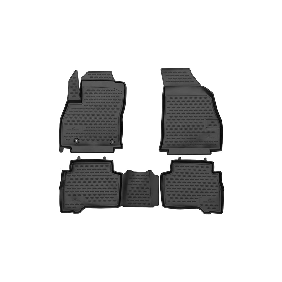 WALSER XTR 75091 Floor mat set Front and Rear