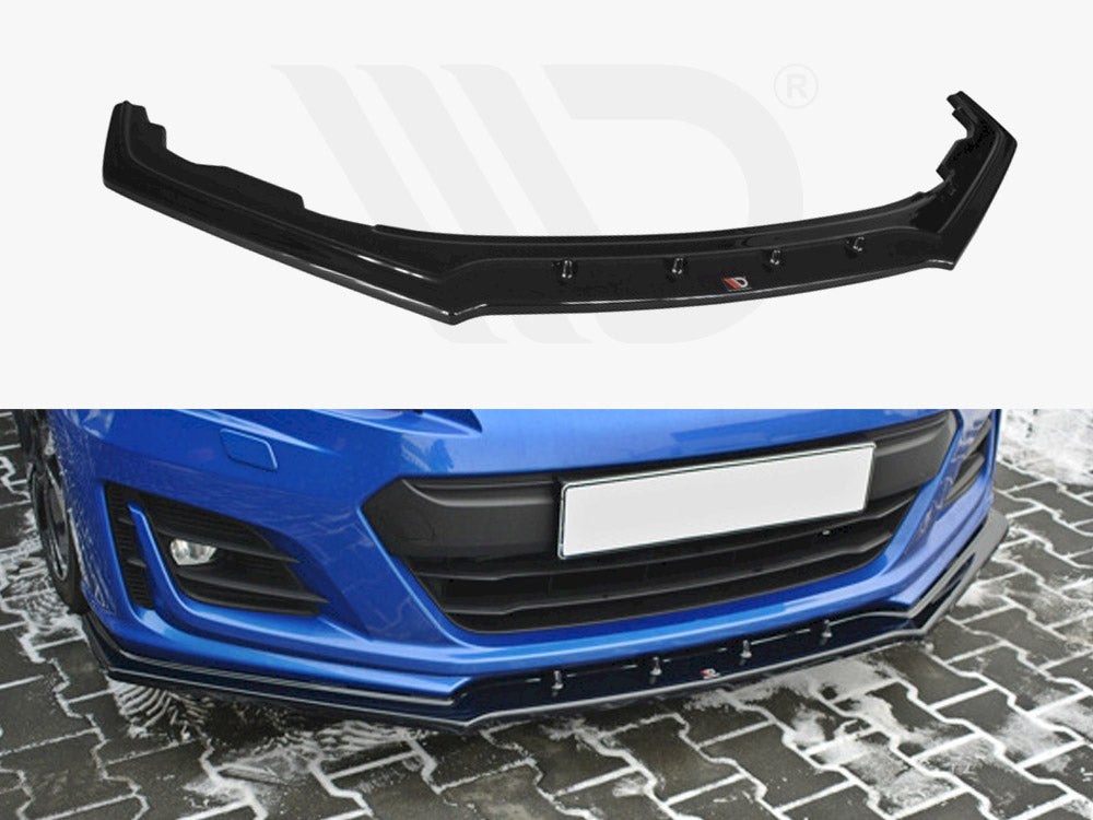 Maxton Design SU-BRZ-1F-FD1T Front Splitter V.1 Subaru Brz Facelift (2017-2020) | Duco Car Parts UK Car Parts