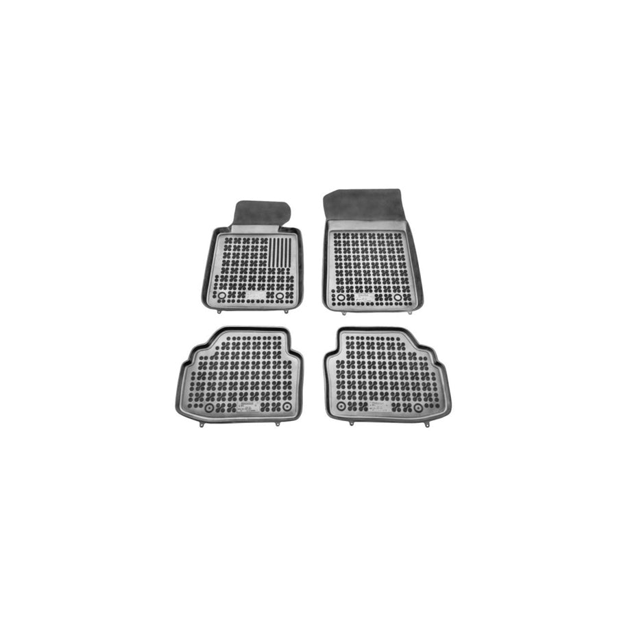 REZAW PLAST Tailored 200705 Floor mat set for BMW 3 Coupe (E92) Elastomer, Front and Rear, Quantity: 4, Black