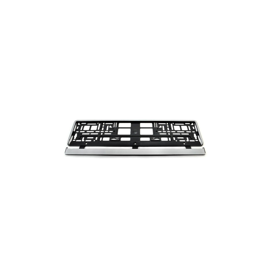 UTAL 01163 Number plate holder Chrome, Silver, frameless