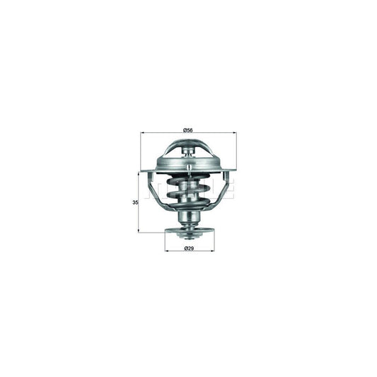 MAHLE ORIGINAL TX 73 82D Engine thermostat Opening Temperature: 82°C, with seal