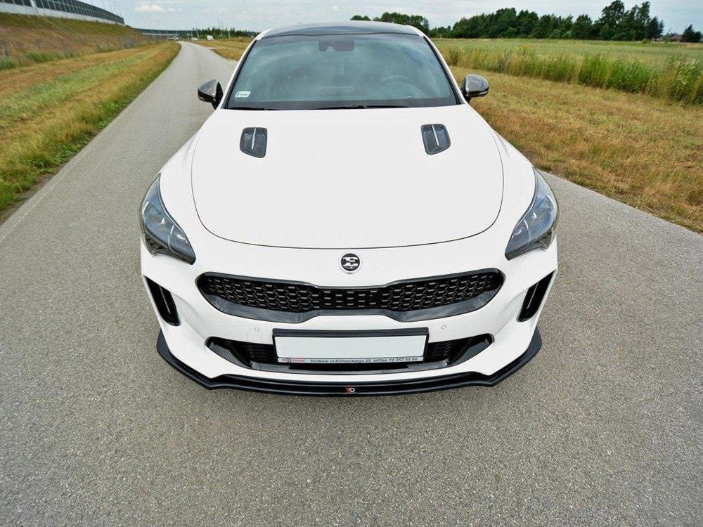 Maxton Design KI-ST-1-GT-FD2T Front Splitter V.2 Kia Stinger Gt (2017-19) | Duco Car Parts UK Car Parts