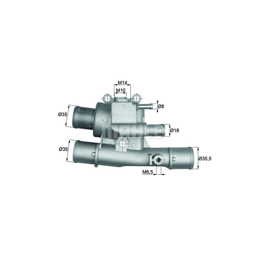 MAHLE ORIGINAL TI 124 88 Engine thermostat Opening Temperature: 88°C, without gasket / seal