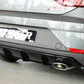 Rieger 00088136 SEAT 5F Leon Cupra Rear Diffuser for Original Tailpipe Left & RIght - Glossy Black