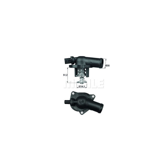 MAHLE ORIGINAL TI 38 89 Engine thermostat Opening Temperature: 89°C, with seal