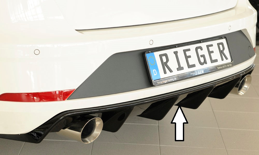 Rieger 00088135 SEAT 5F Leon FR Rear Diffuser